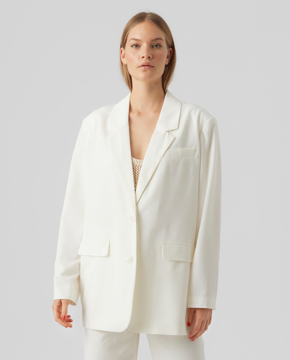 Blazer oversize double bouton