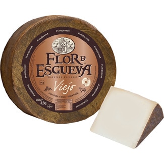 queso viejo de oveja madurado en corteza natural peso aproximado pieza 3,2 kg elaborado con leche cruda - Flor De Esgueva