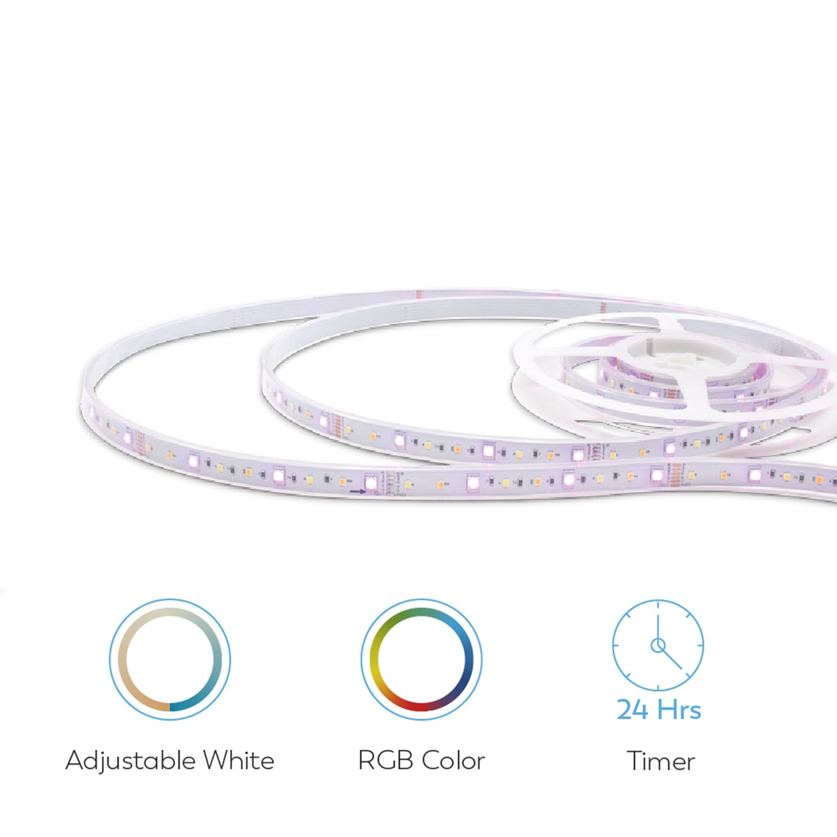 Tira LED Colores Smart Wi-Fi 3 m 24 W RGB-CCT para Exteriores Colores-2