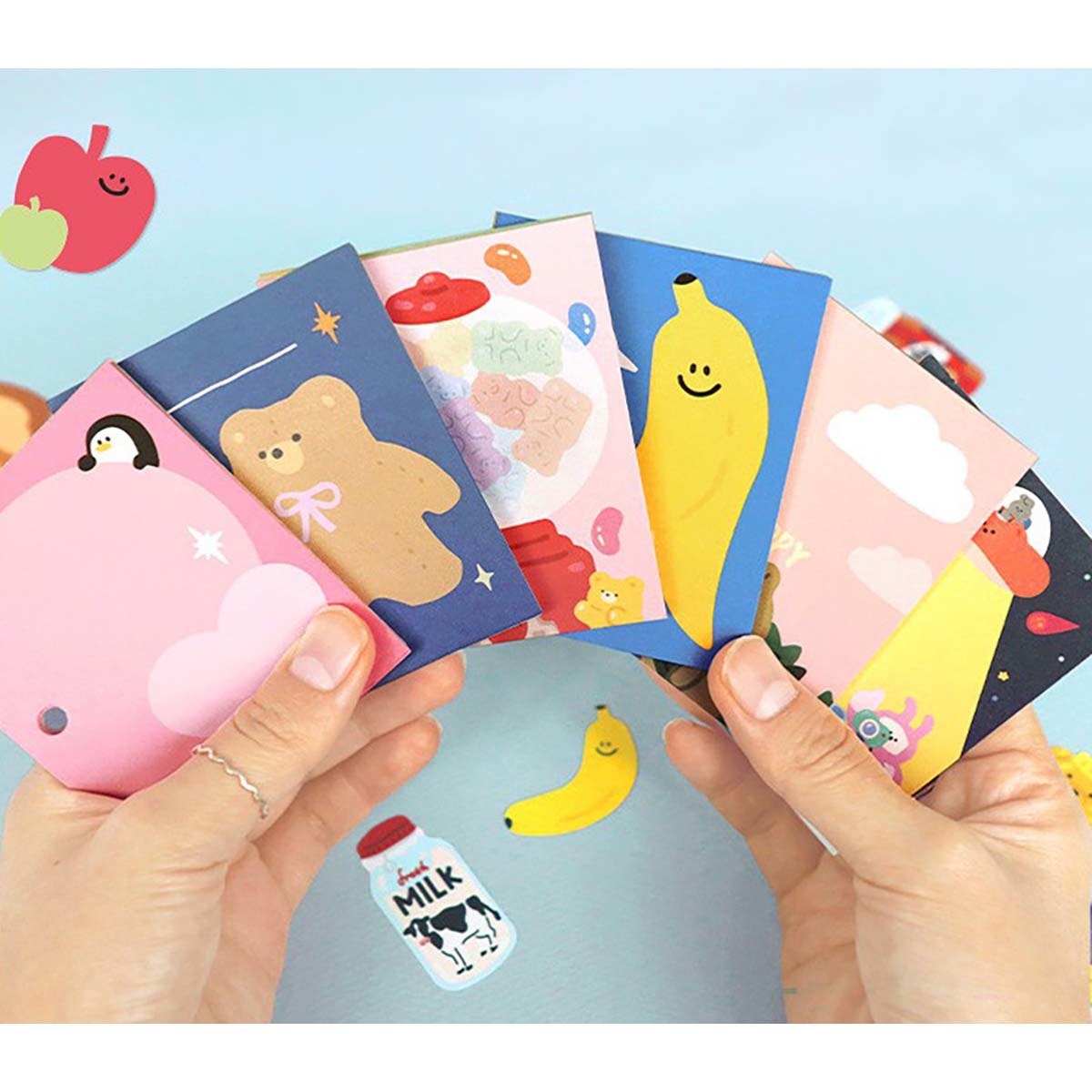 Recarga para Caderno 3 Argolas Jelly 7