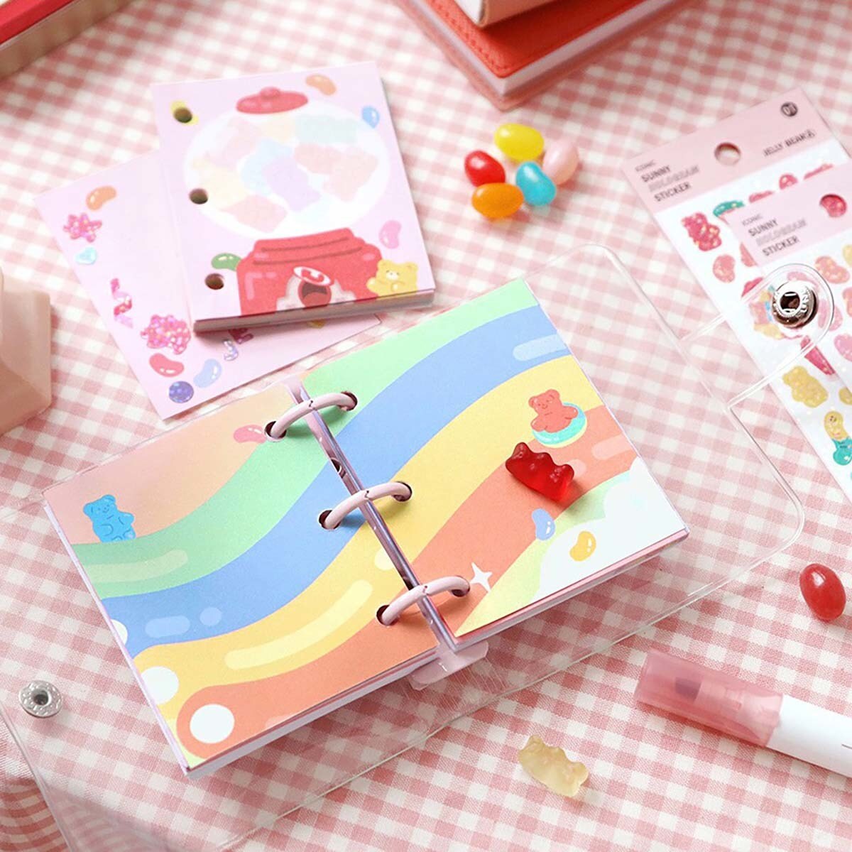 Recarga para Caderno 3 Argolas Jelly 3