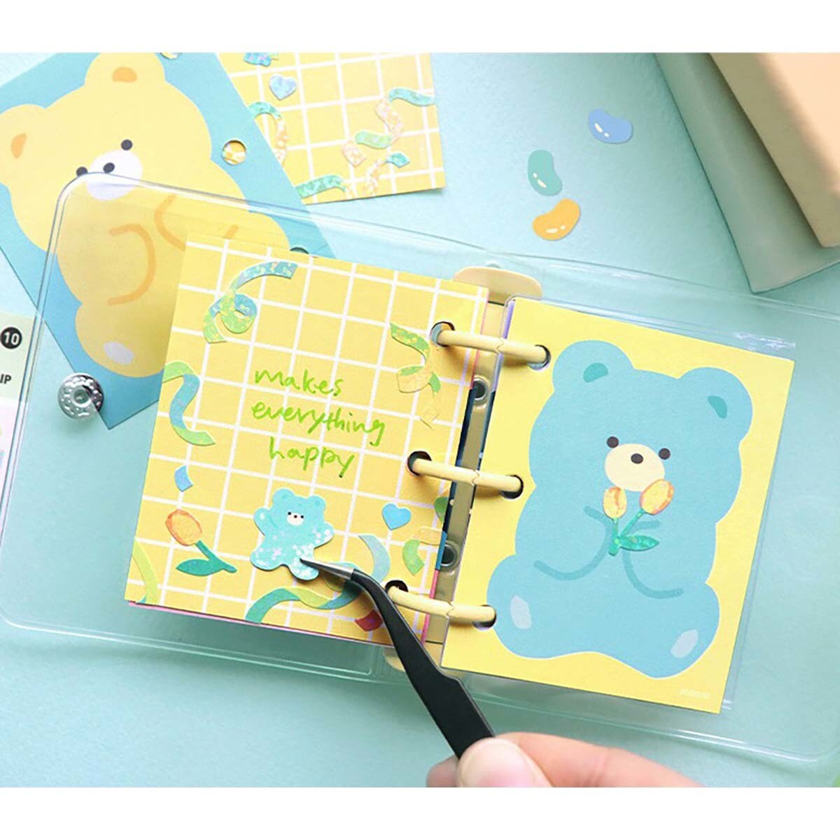 Recarga para Caderno 3 Argolas Jelly 2