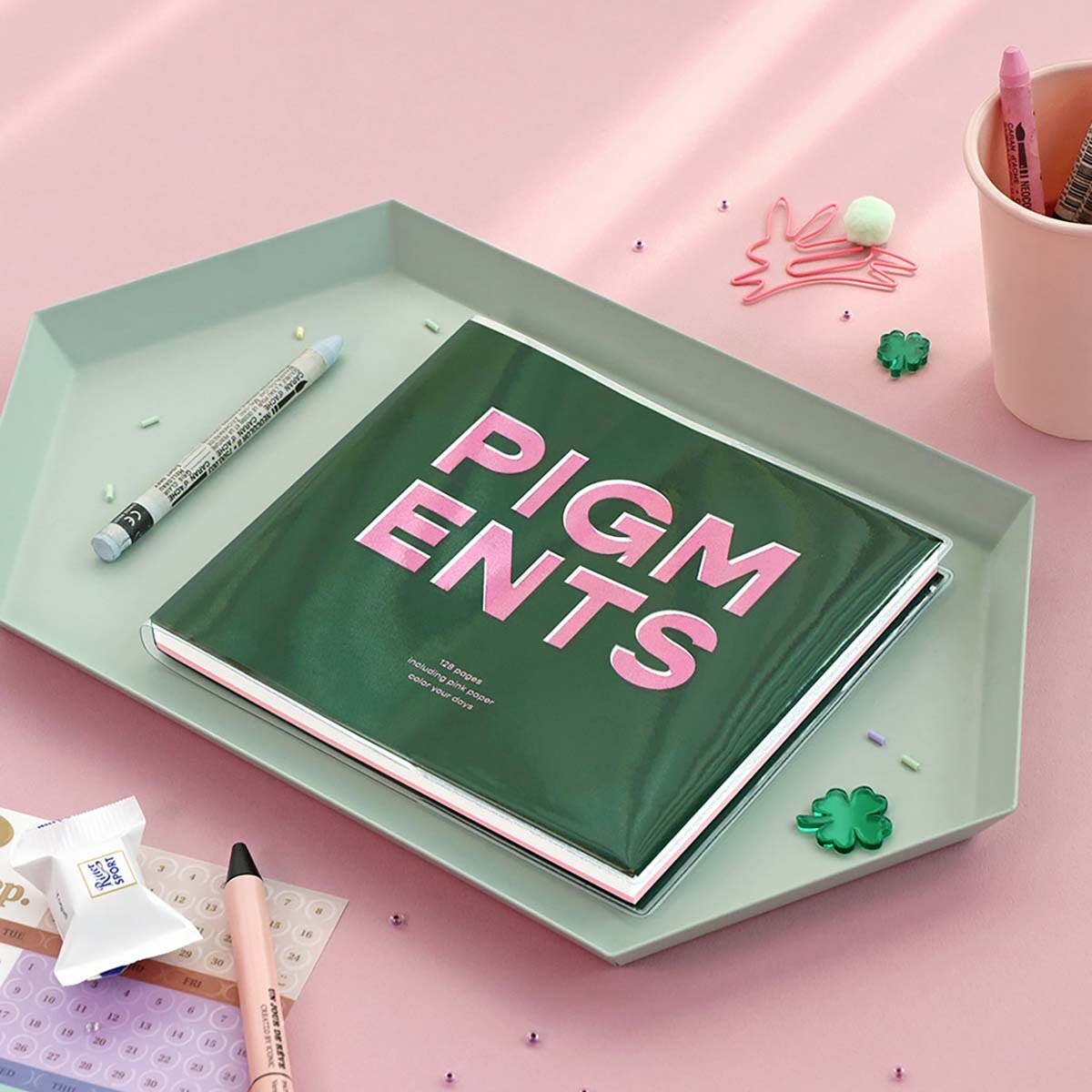 Caderno Pigment - Verde 2