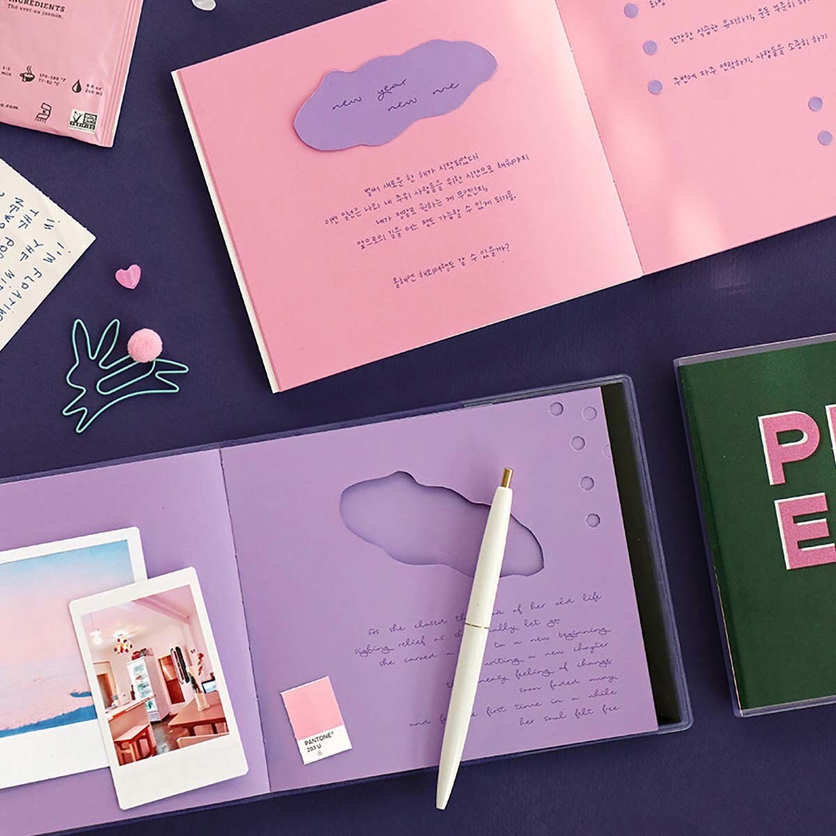 Caderno Pigment - Verde 7