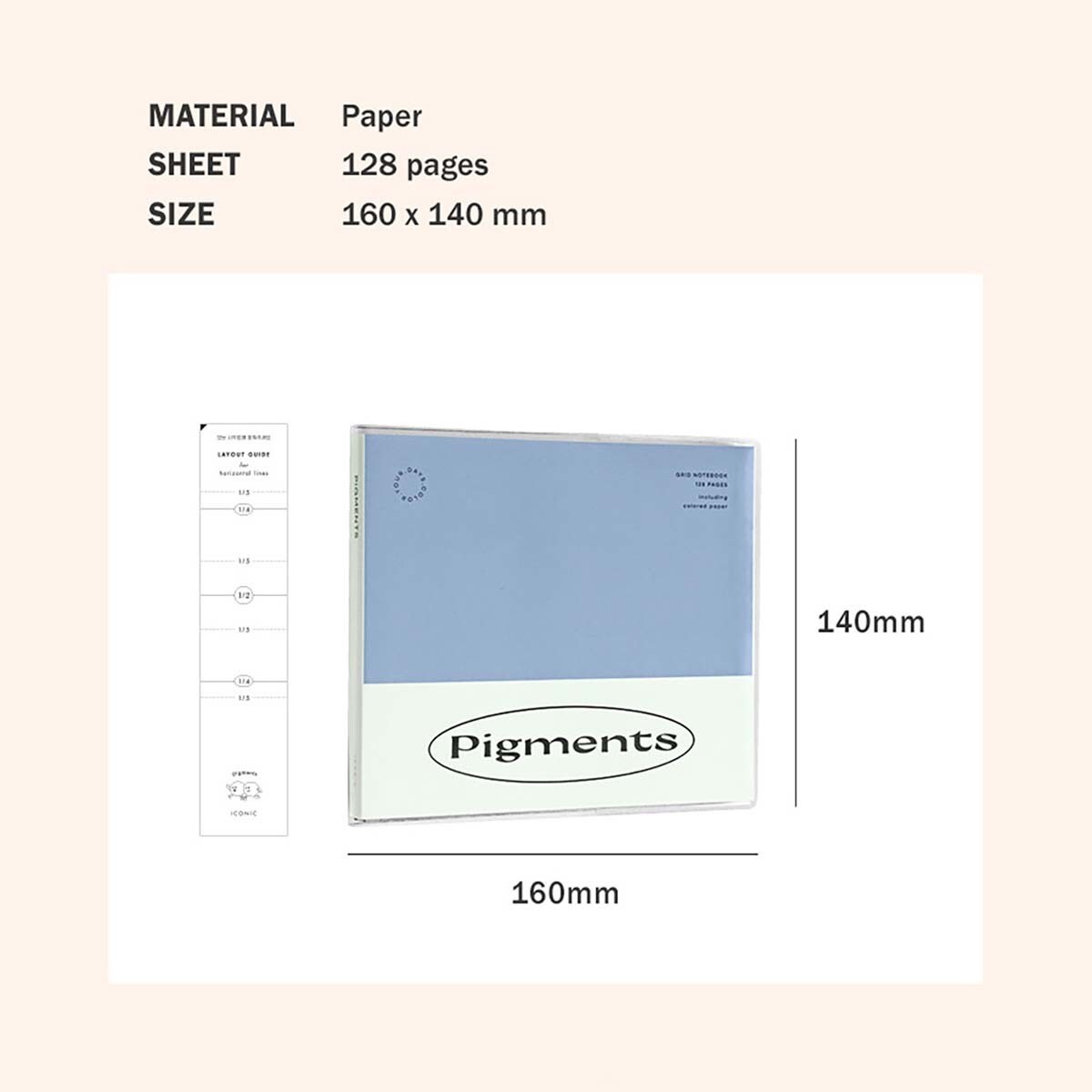 Caderno Pigment - Verde 4