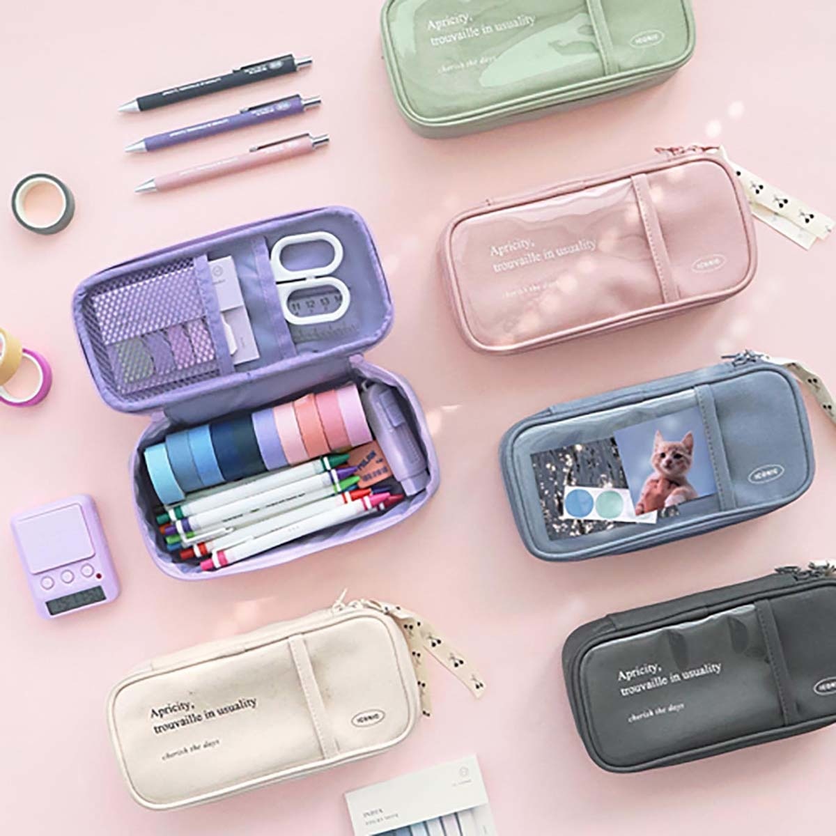 Estojo Grande Pen Pouch - Roxo 6
