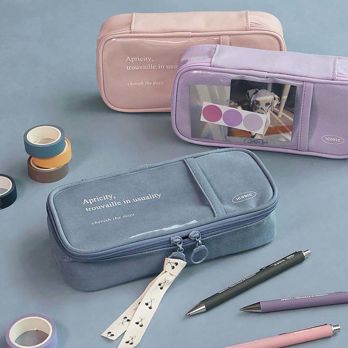 Estojo Grande Pen Pouch - Azul 3