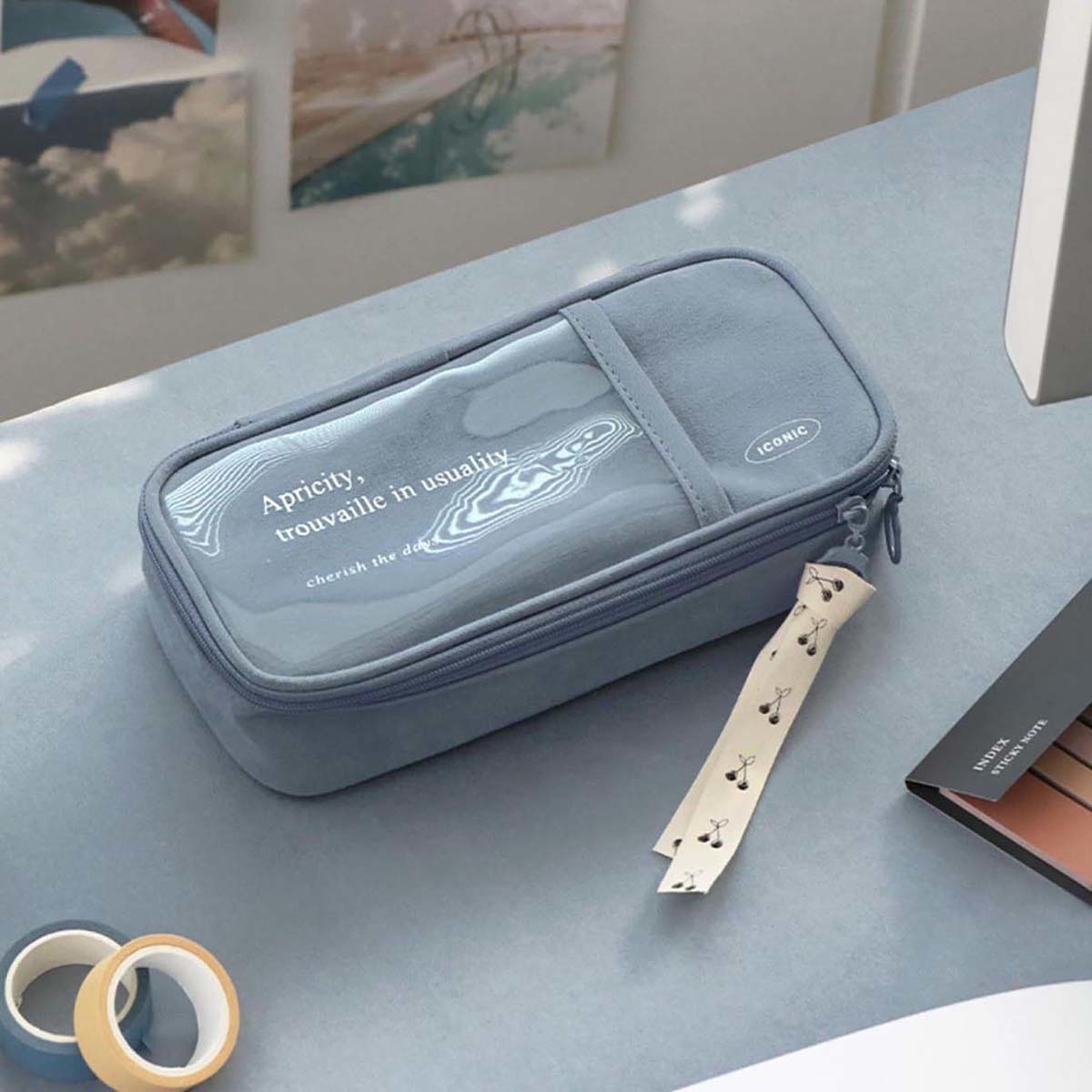 Estojo Grande Pen Pouch - Azul 2