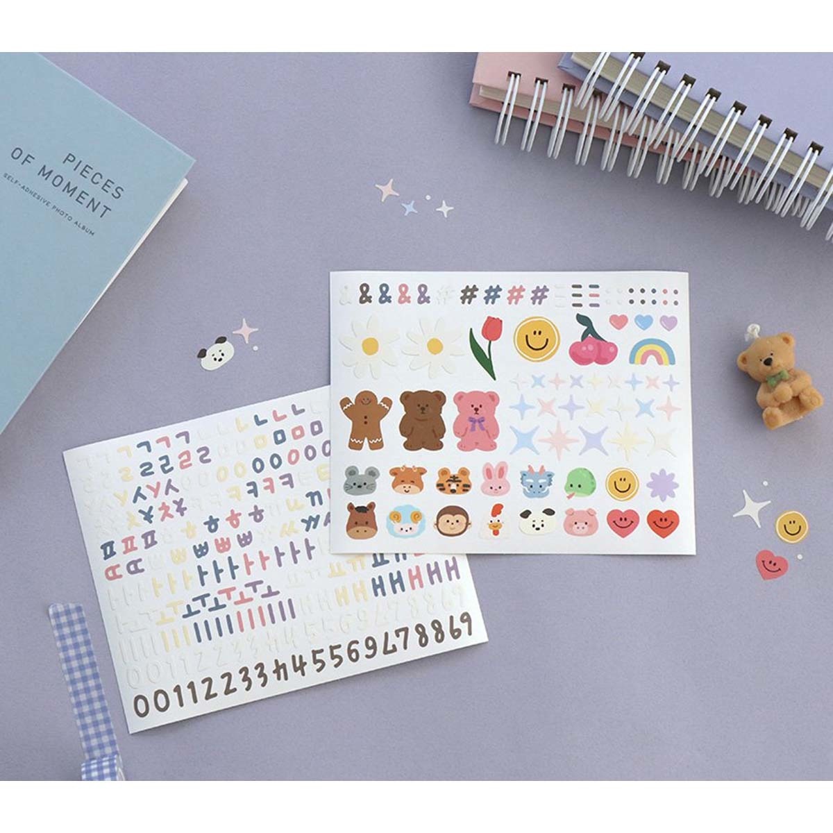 Álbum Lettering Photo Argolas - Azul-claro 7