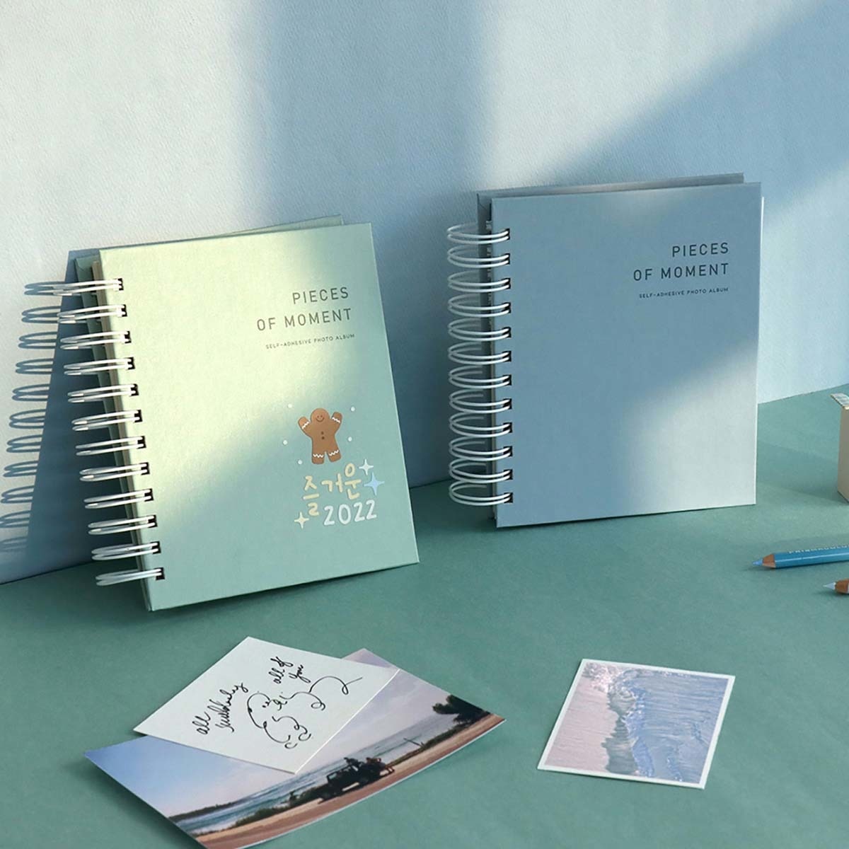 Álbum Lettering Photo Argolas - Azul-claro 3