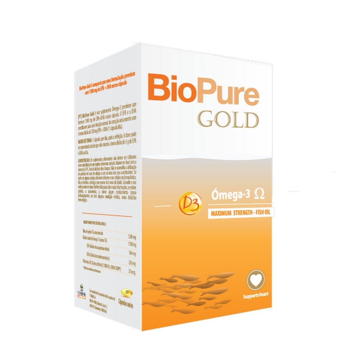 Suplemento Alimentar Biopure Gold Ómega-3 D3 - 30 cápsulas 1