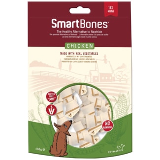 Snack para Cão Mini sabor Galinha embalagem 18 unidade - Smartbones