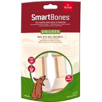 Snack para Cão Médio sabor Galinha embalagem 2 unidade - Smartbones