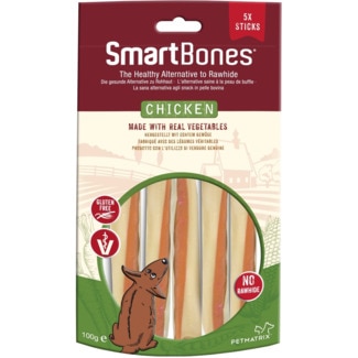 Snack para Cão Sticks sabor Galinha embalagem 5 unidade - Smartbones