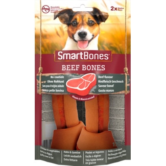 Snack para Cão Médio sabor Carne embalagem 2 unidade - Smartbones