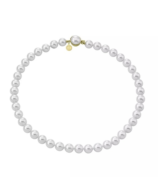 Imagem 0 de Colar Classic com pérolas brancas Majorica