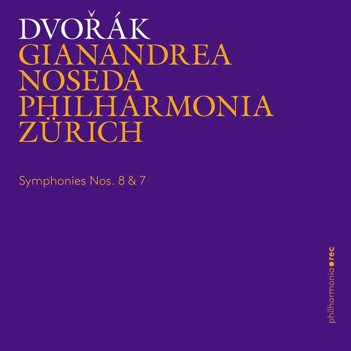 Imagen 0 de Dvorak: Sinfonías 7 y 8 (CD)