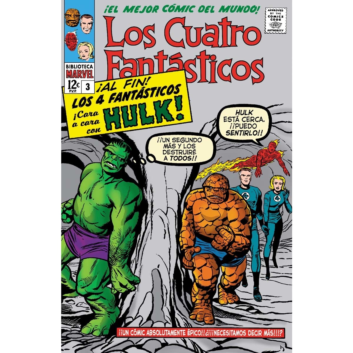 Imagen 0 de Biblioteca marvel los 4 fantásticos 3. 1963: fantastic four 12-17 usa  (Tapa blanda)
