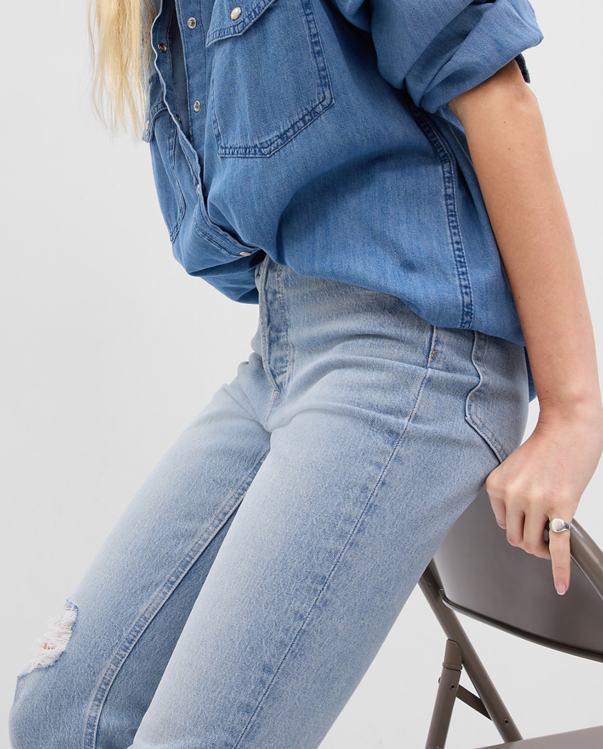 Vaqueros de mujer rectos · Gap · El Corte Inglés