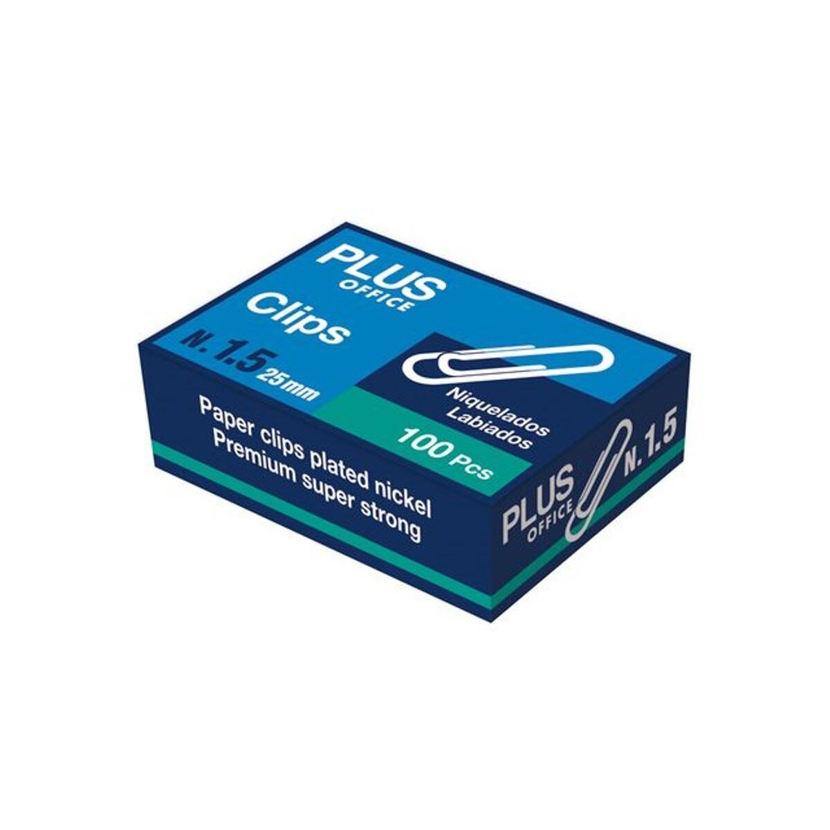 Caixa de Clips 25mm Nº1,5 100 Unidades 1