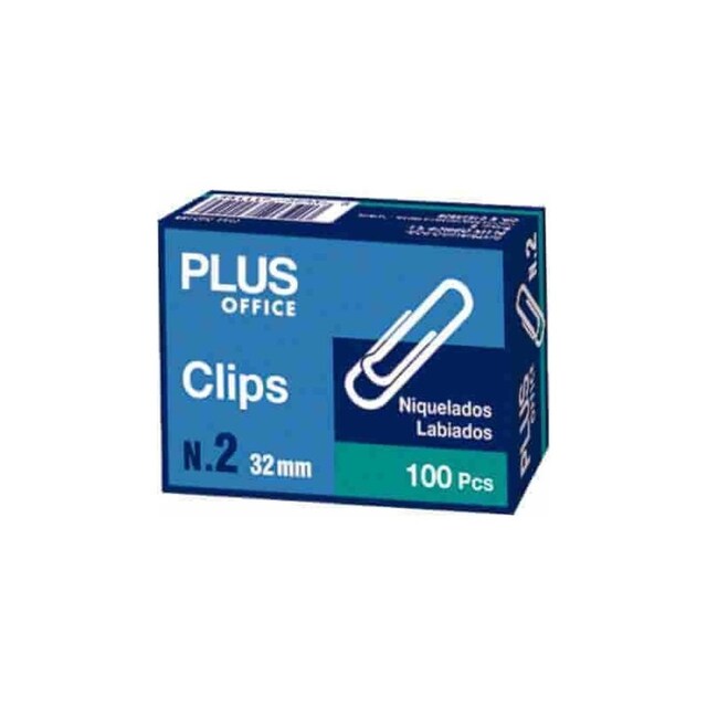 Imagem 0 de Caixa de Clips 32mm, Nº2, 100 Unidades