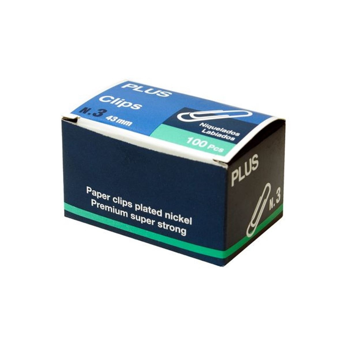 Imagem 0 de Caixa de Clips 43mm, Nº3, 100 Unidades