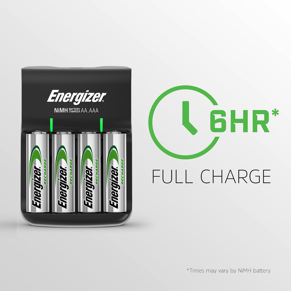 Cargador USB + 4 Pilas AA LR06 5