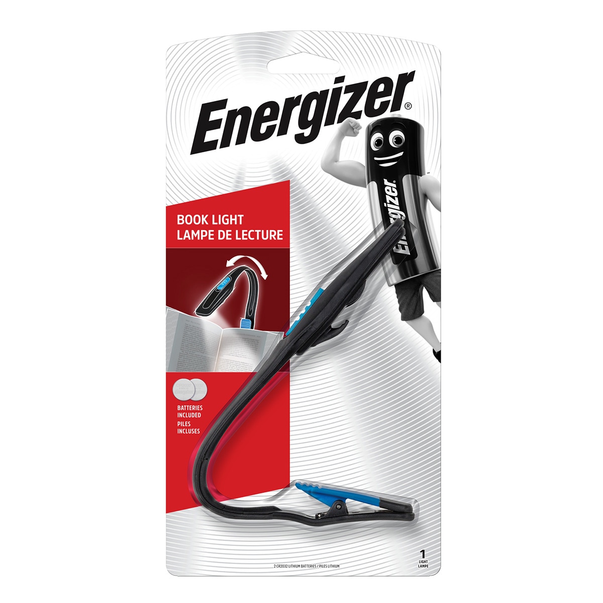 Linterna LED para Libros Negro / Azul-1