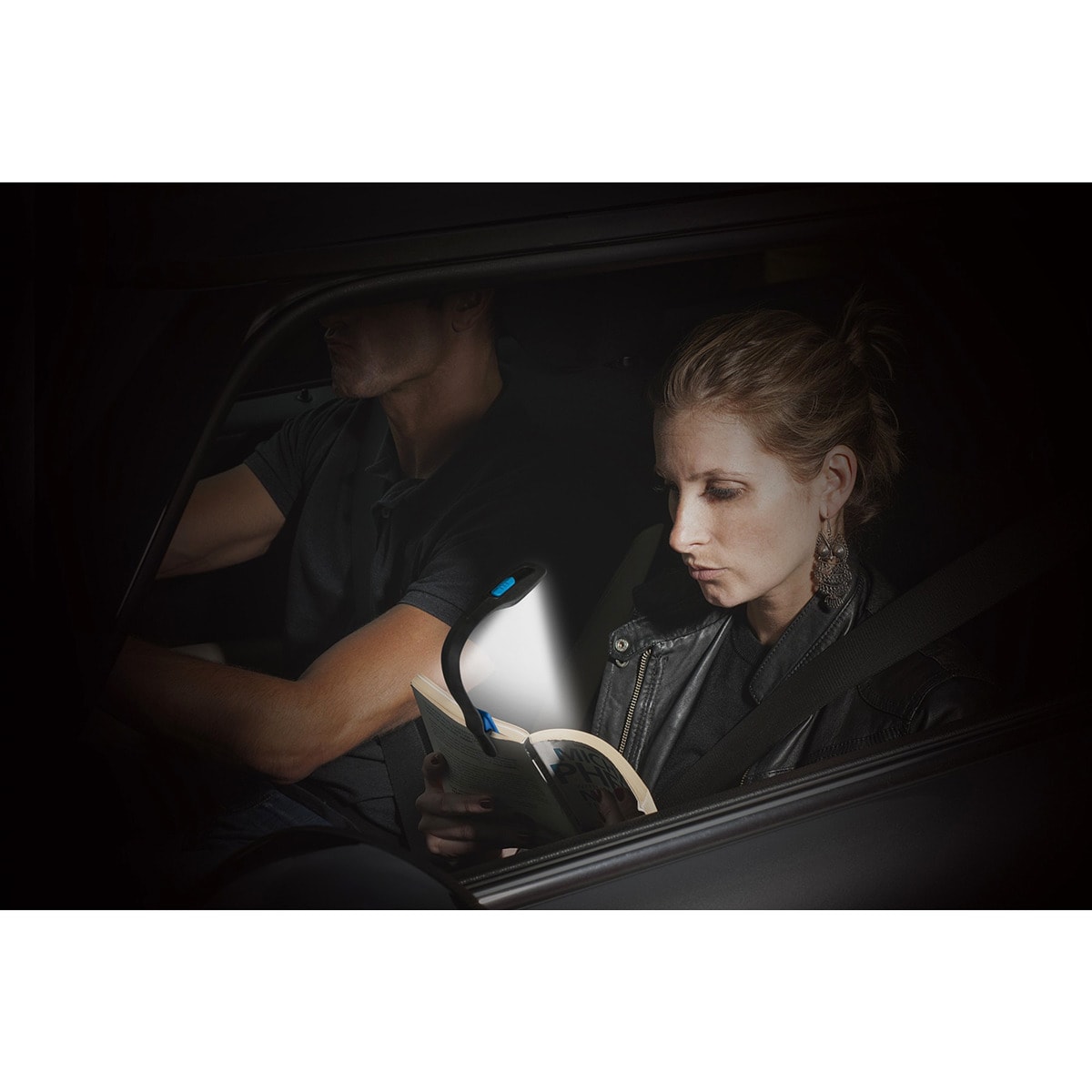 Linterna LED para Libros Negro / Azul-8