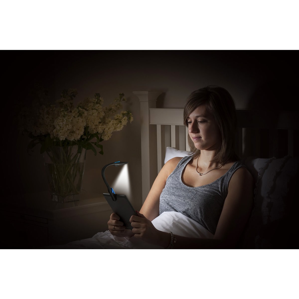 Linterna LED para Libros Negro / Azul-6
