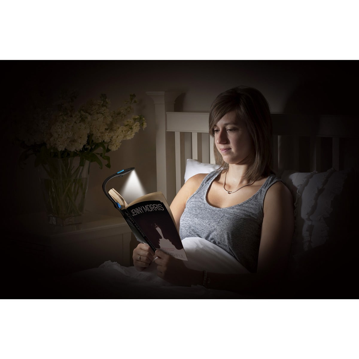 Linterna LED para Libros Negro / Azul-5