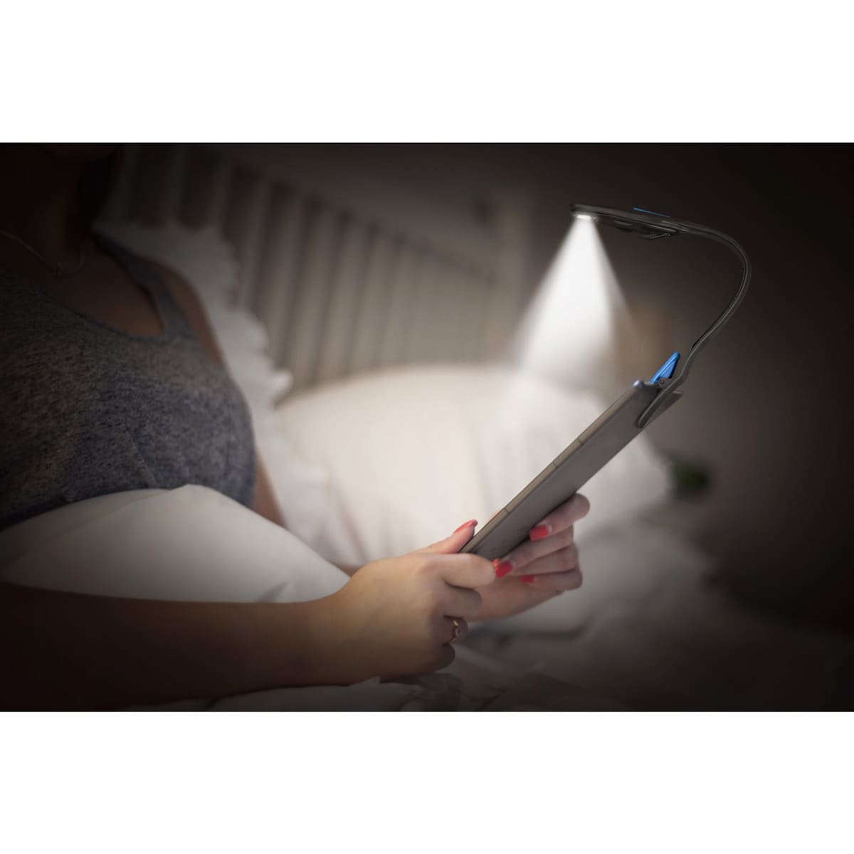 Linterna LED para Libros Negro / Azul-2