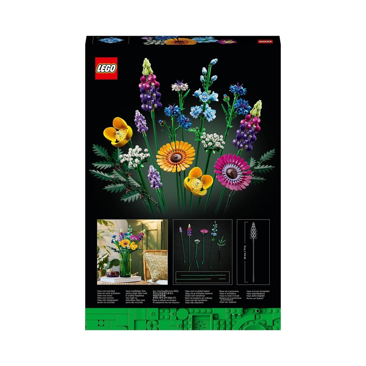 Set de Construcción Ramo de Flores Silvestres Botanical Collection LEGO