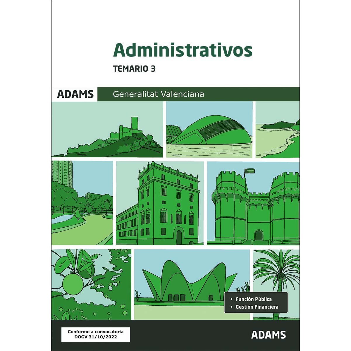 Temario 3 Administrativos Generalitat Valenciana (Capa mole) 1