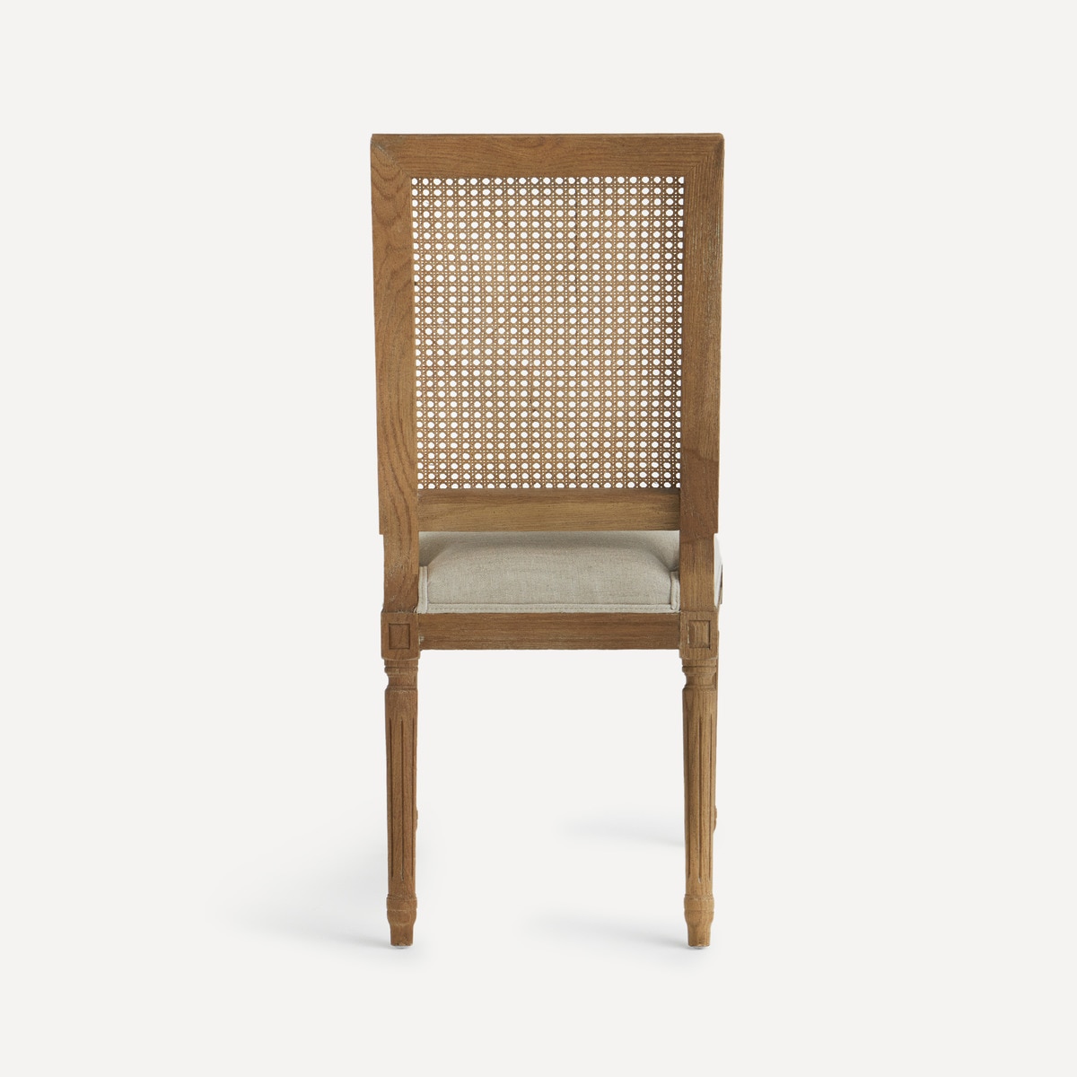 Silla de comedor de madera de roble tapizada en lino Fulham El Corte Inglés · El Corte Inglés · El Corte Inglés