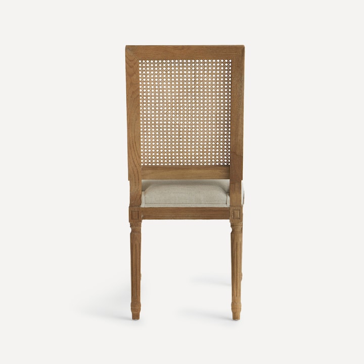 Silla de comedor de madera de roble tapizada en lino Fulham El Corte Inglés · El Corte Inglés · El Corte Inglés