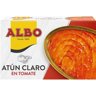 atún claro en tomate lata 82 g neto escurrido - Albo