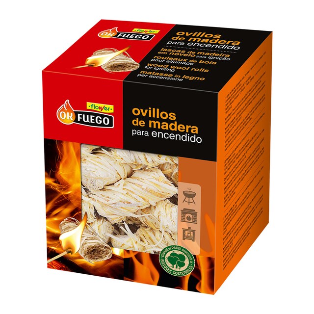 Imagen 0 de Lana de Leña para Encendido 24 Uds