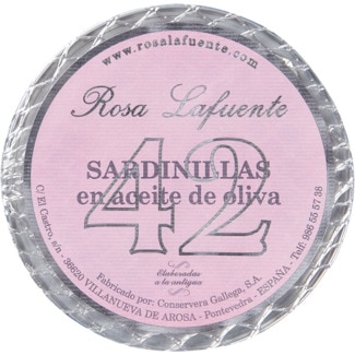 Petinga em Azeite 42 unidades lata 120 g - Rosa Lafuente