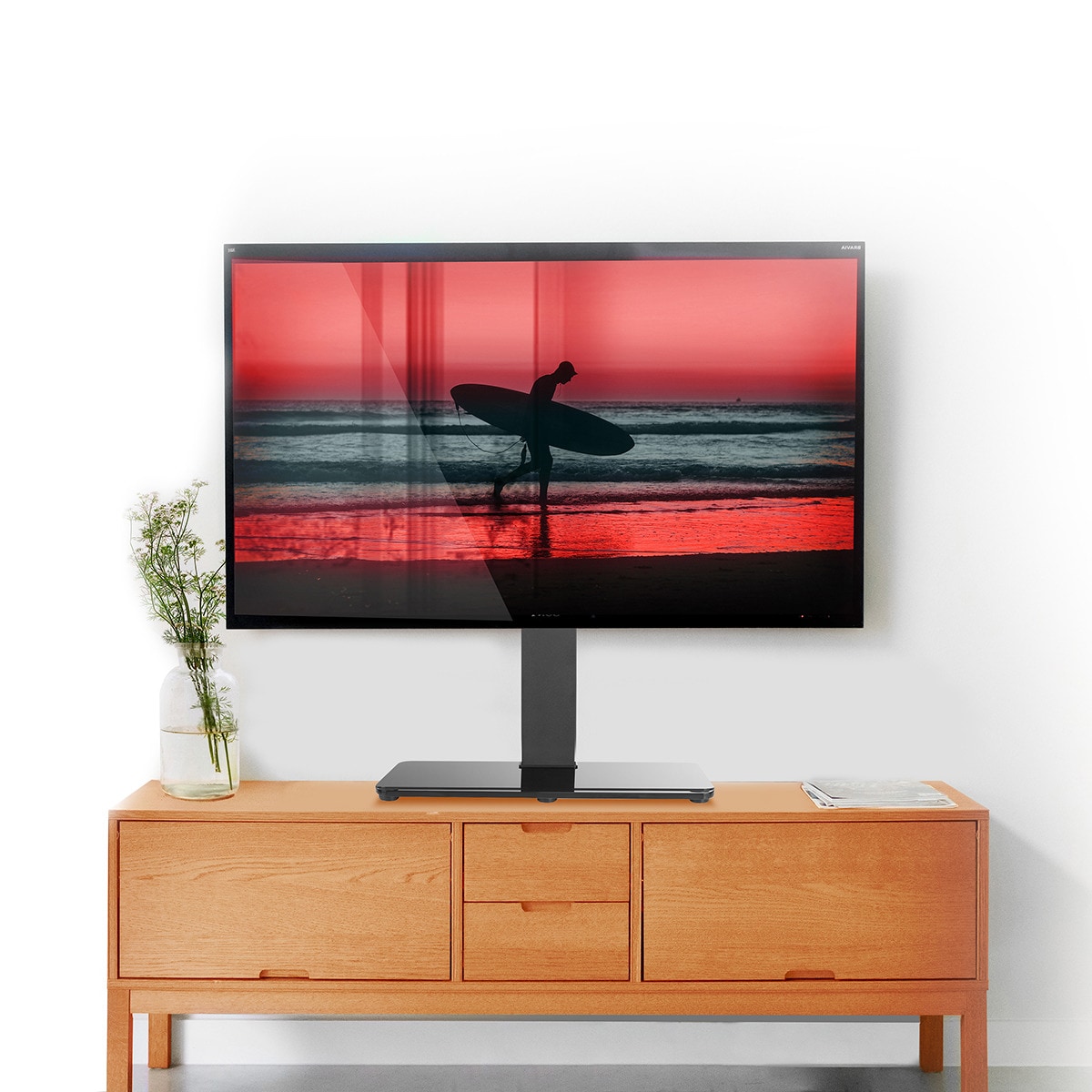 Soporte TV Peana Extensible de 32" a 55" Negro-3