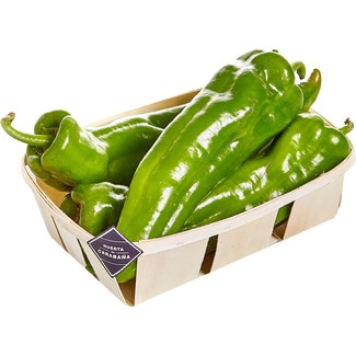 pimiento verde de Málaga bandeja 600 g peso aproximado - Huerta De Carabaña