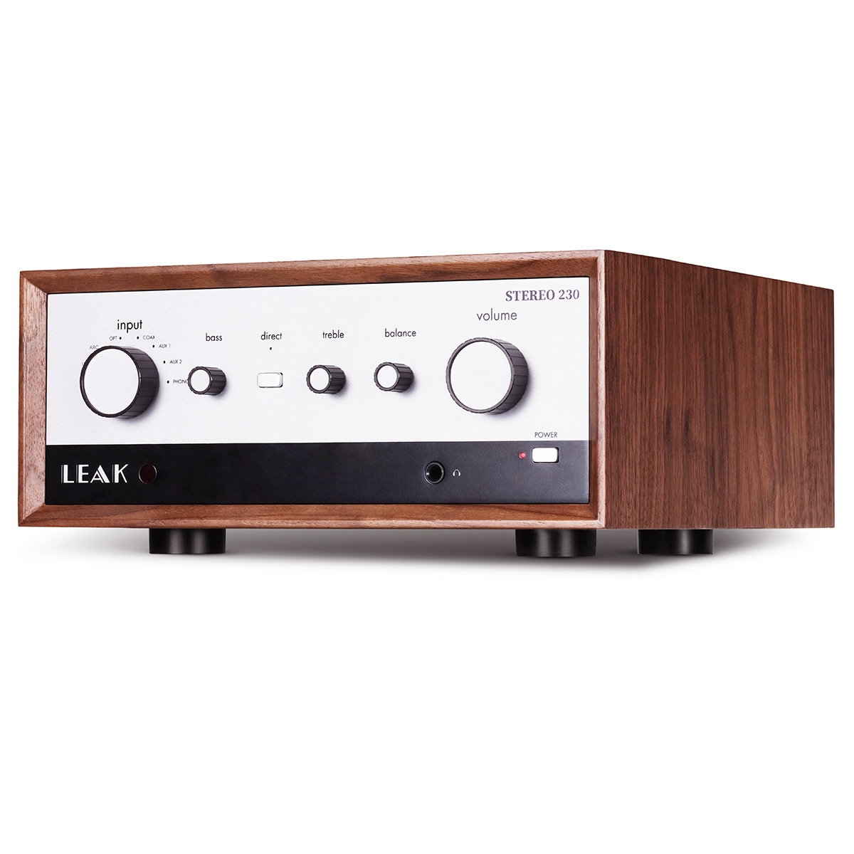 Amplificador integrado Leak Stereo 230 nogal Nogal-3