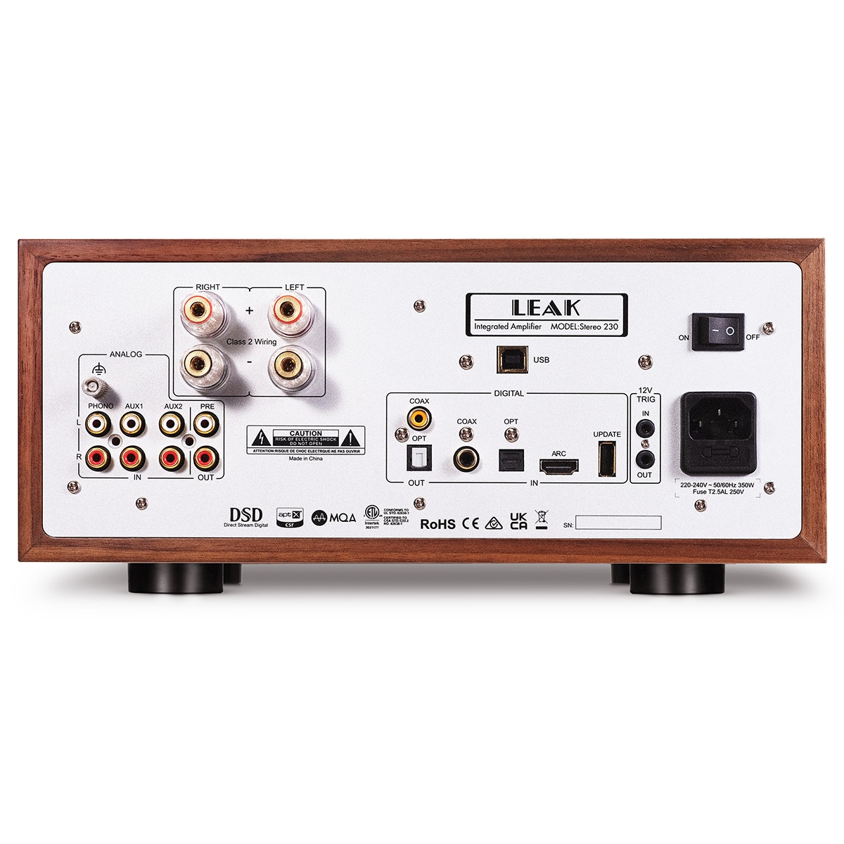 Amplificador integrado Leak Stereo 230 nogal Nogal-4