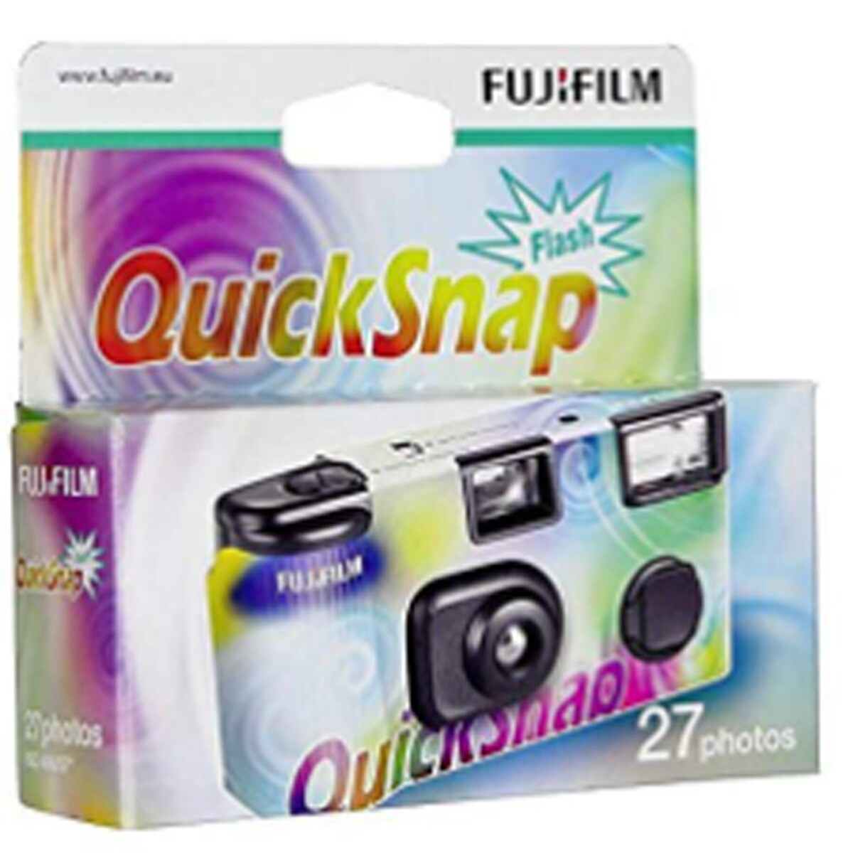 Câmara Descartável Película 135mm Cor Fujicolor Quicksnap 27 Fotos com Flash 1