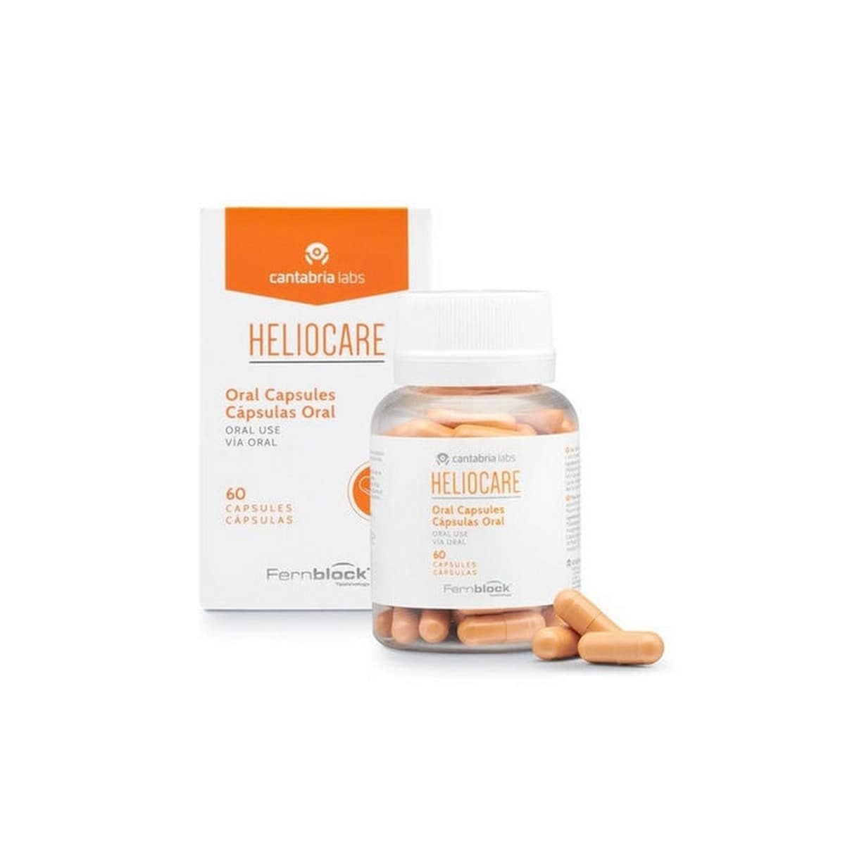 Cápsulas bronzeadoras protectoras Heliocare 2