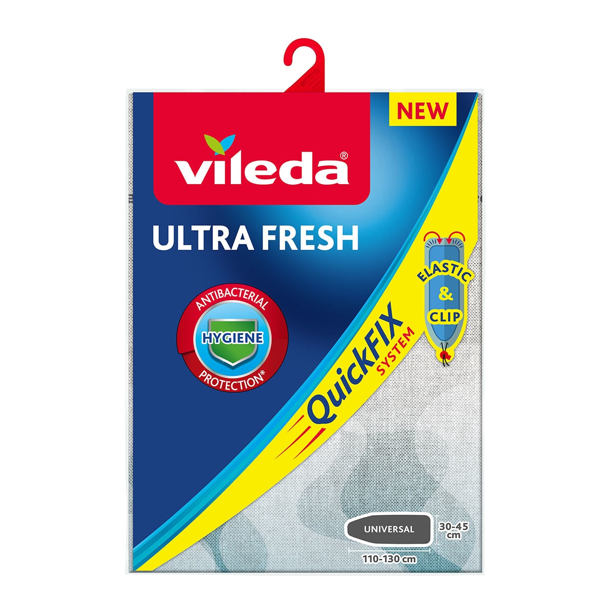 Funda para tabla de planchar antibacterias Ultra Fresh Quick Vileda Azul-2