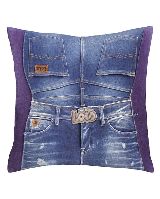 Imagen 0 de Funda cojín con cremallera pack 2p tejano