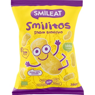 Snack de Milho Smilitos Biológico embalagem 38 g - Smileat