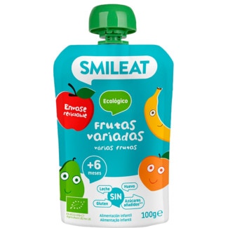 Fruta Variada +4 Meses Biológico embalagem 100 g - Smileat