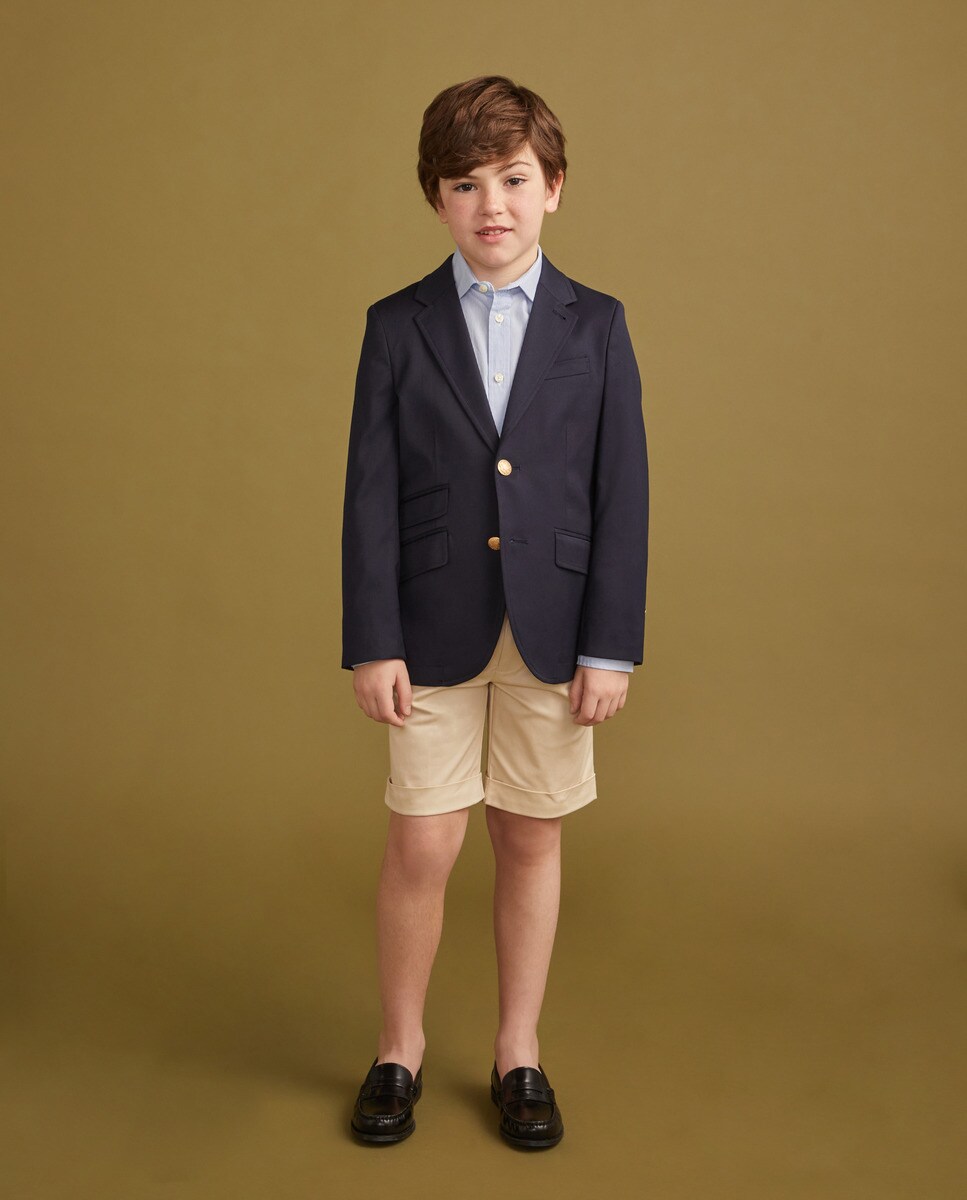 Bermuda habillé uni